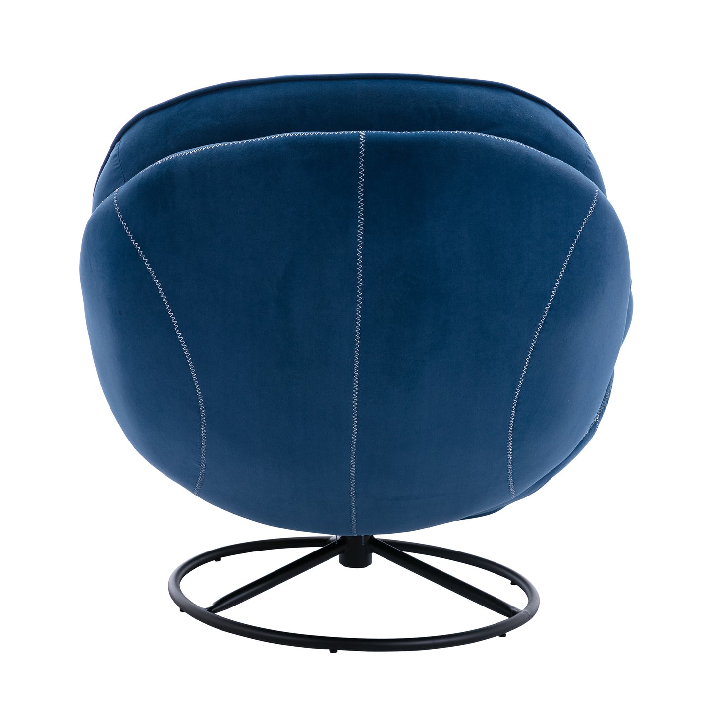 Accent chair with Ottoman - Blue