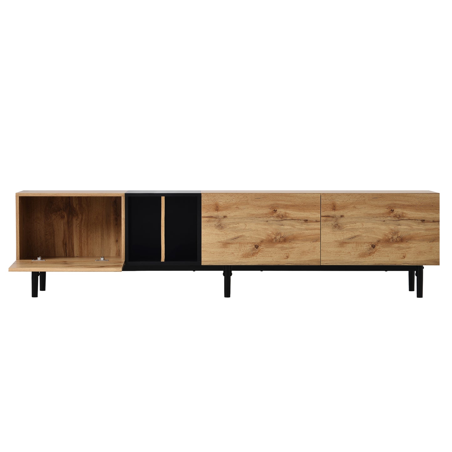 Modern TV stand with large storage