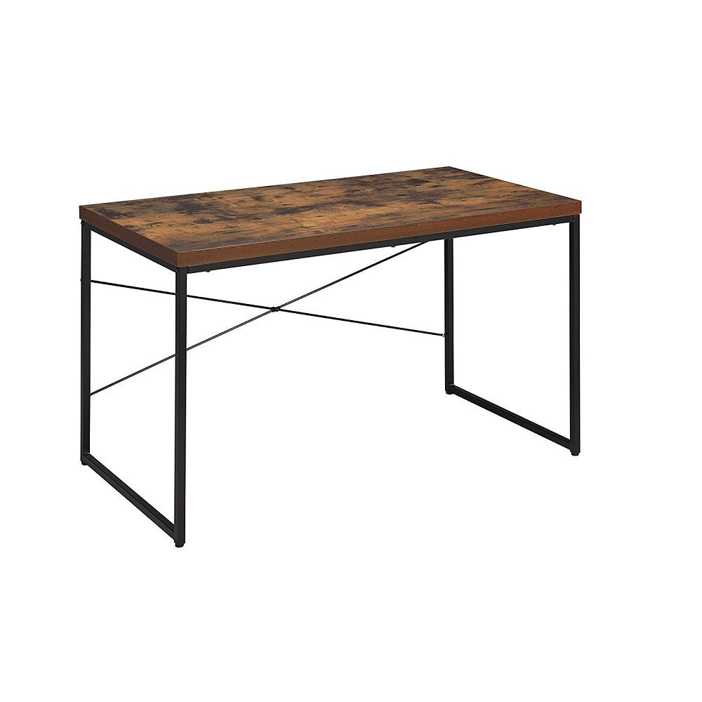 Bob Desk in Weathered Oak and Black