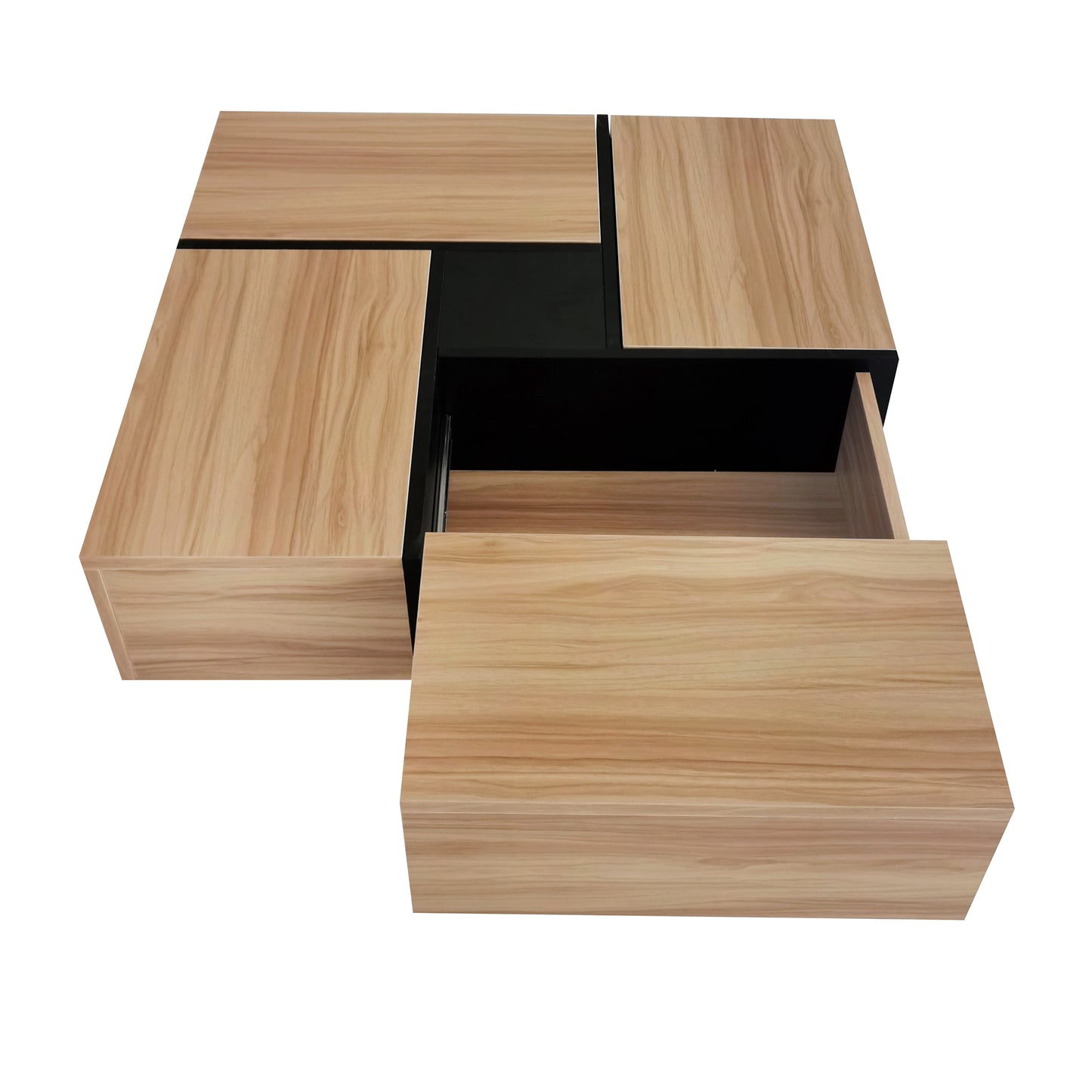 ON-TREND Unique Coffee Table with Hidden Storage