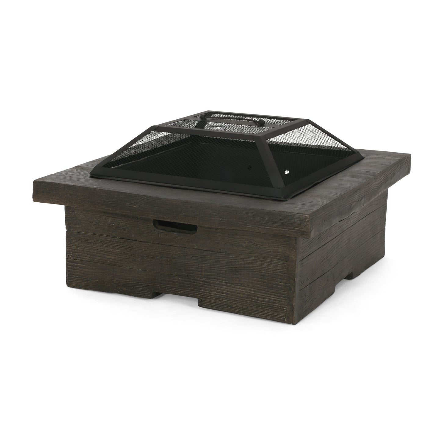 MGO 29" Square Wood Burning Fire Pit