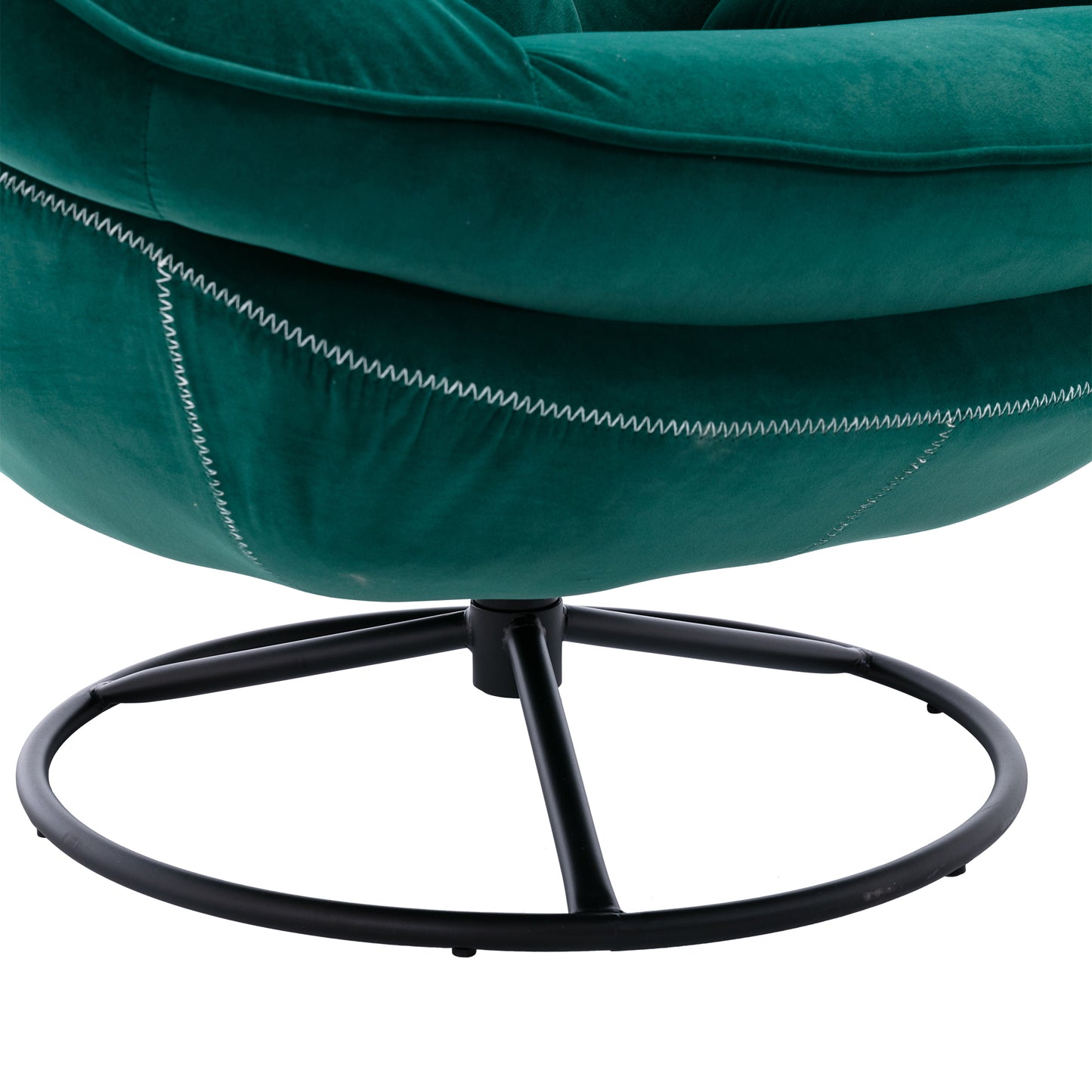 Accent chair with Ottoman - Green