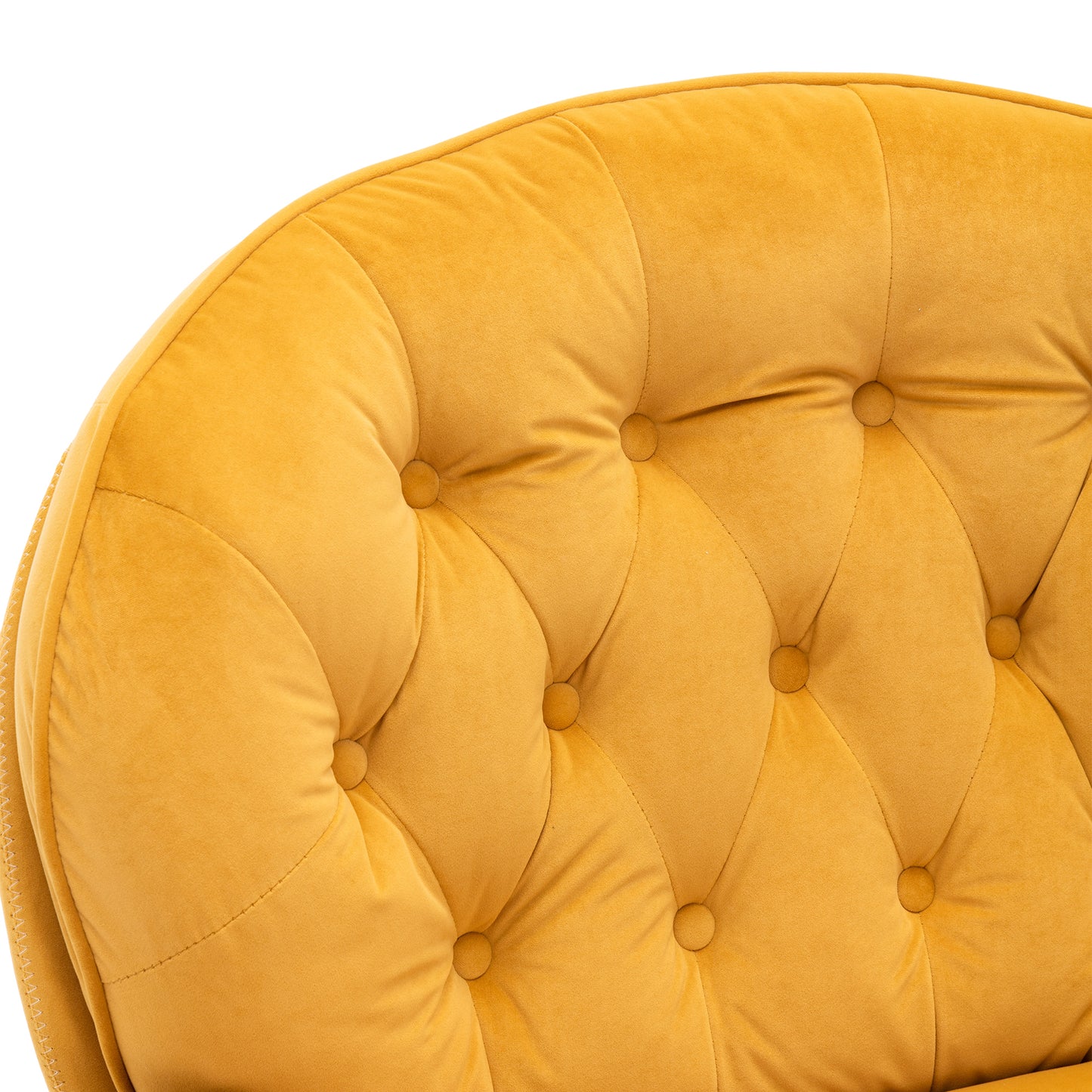 Accent chair with Ottoman - Yellow