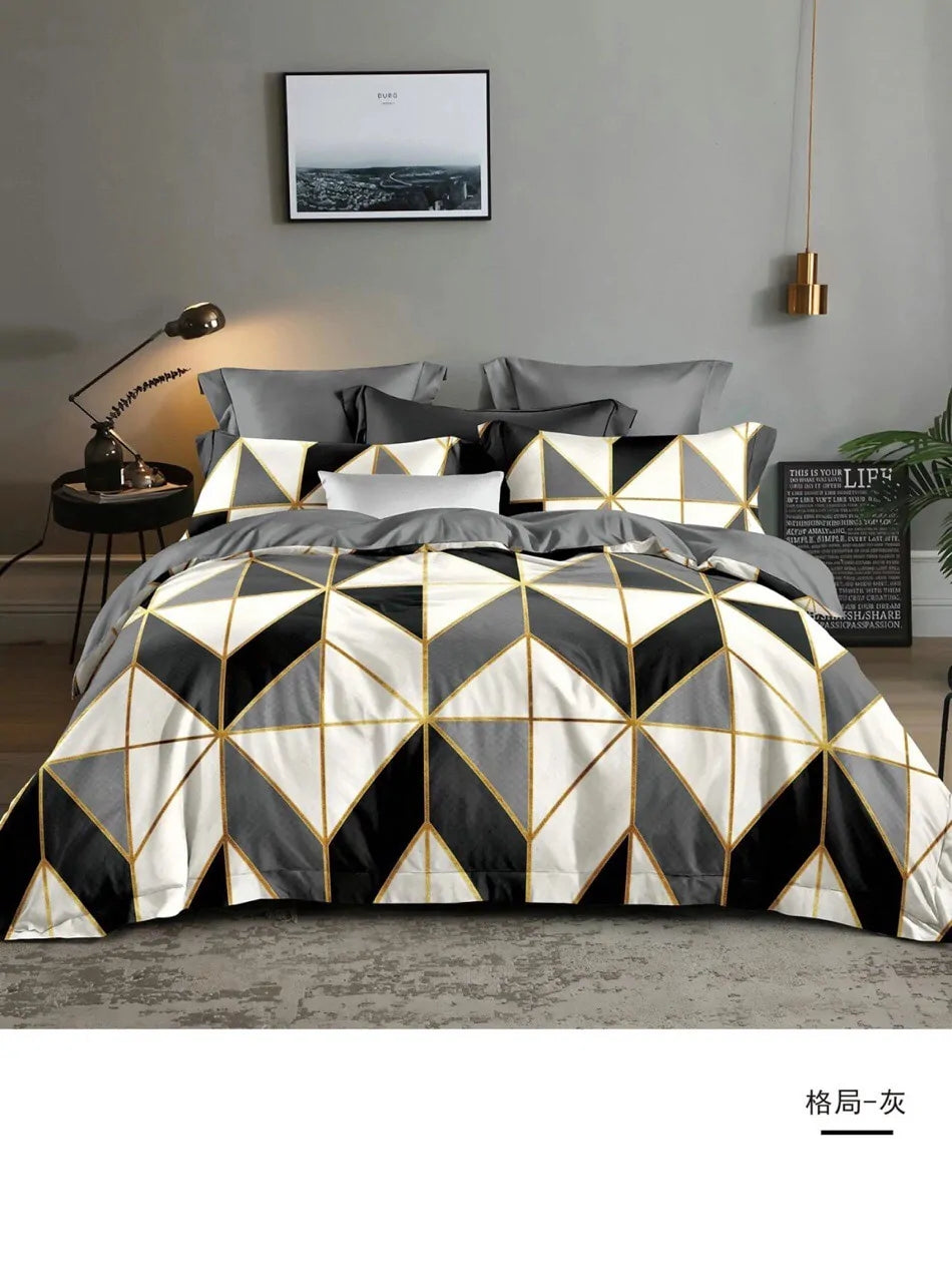 Geometry Comforter Bedding Set