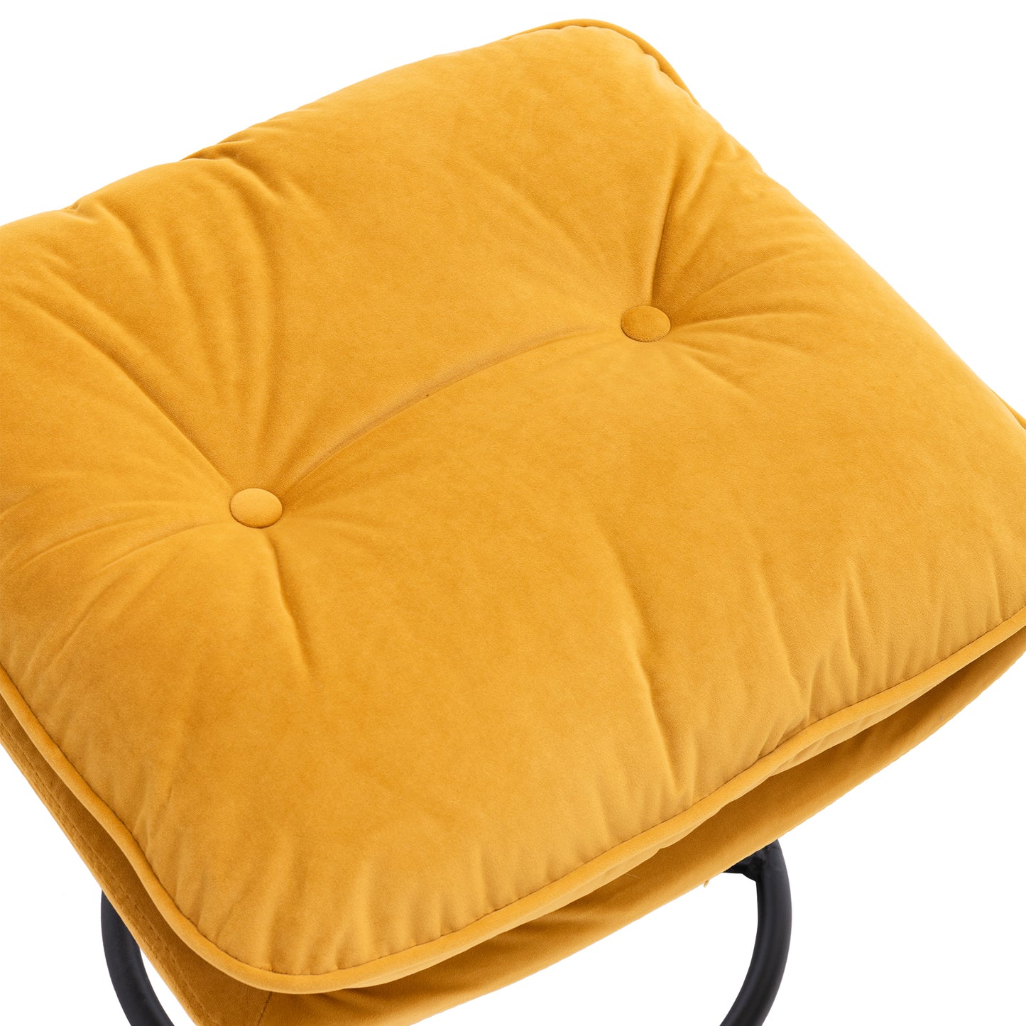 Accent chair with Ottoman - Yellow