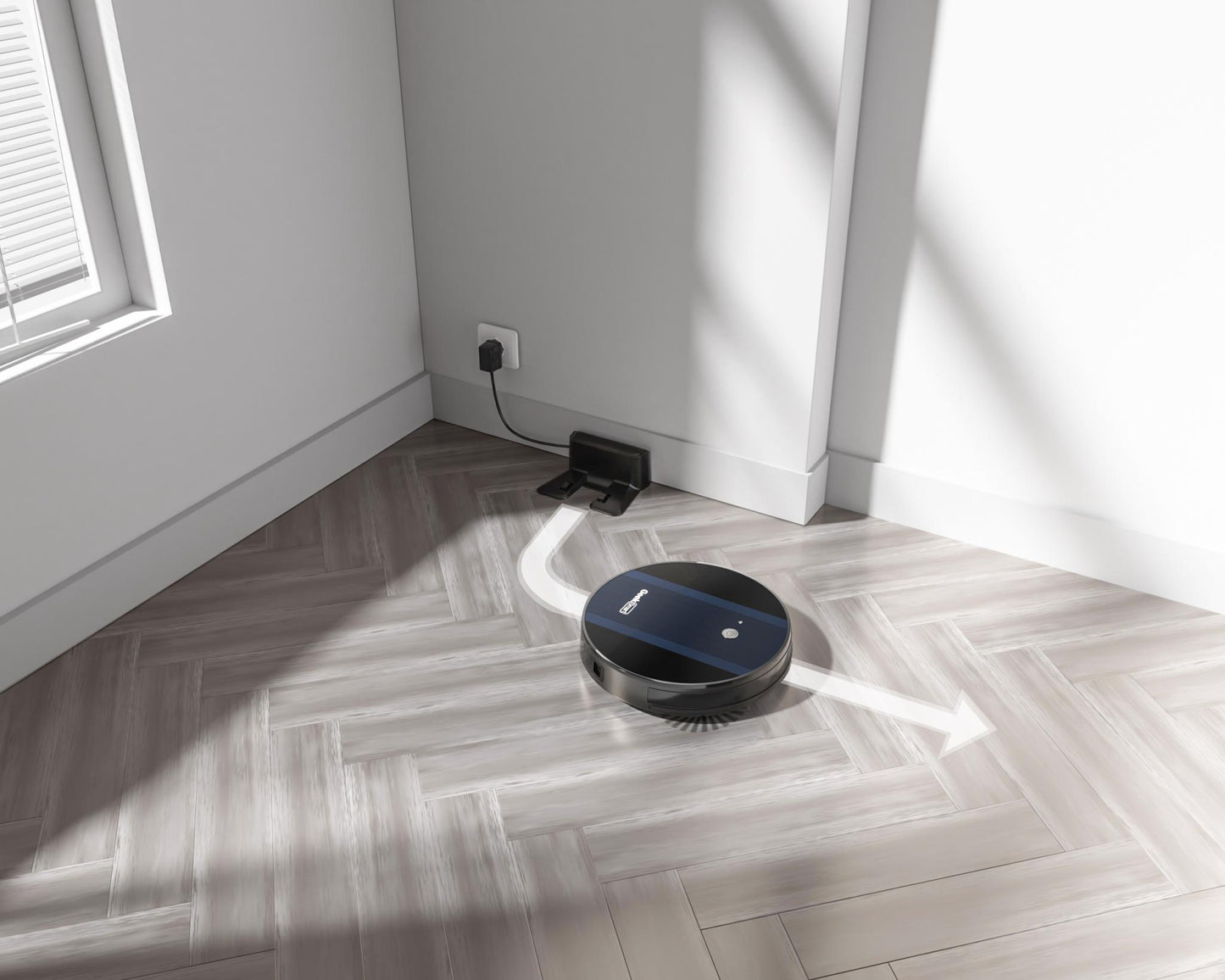 Geek Smart Robot Vacuum G6 Plus, 1800Pa, App-Controlled
