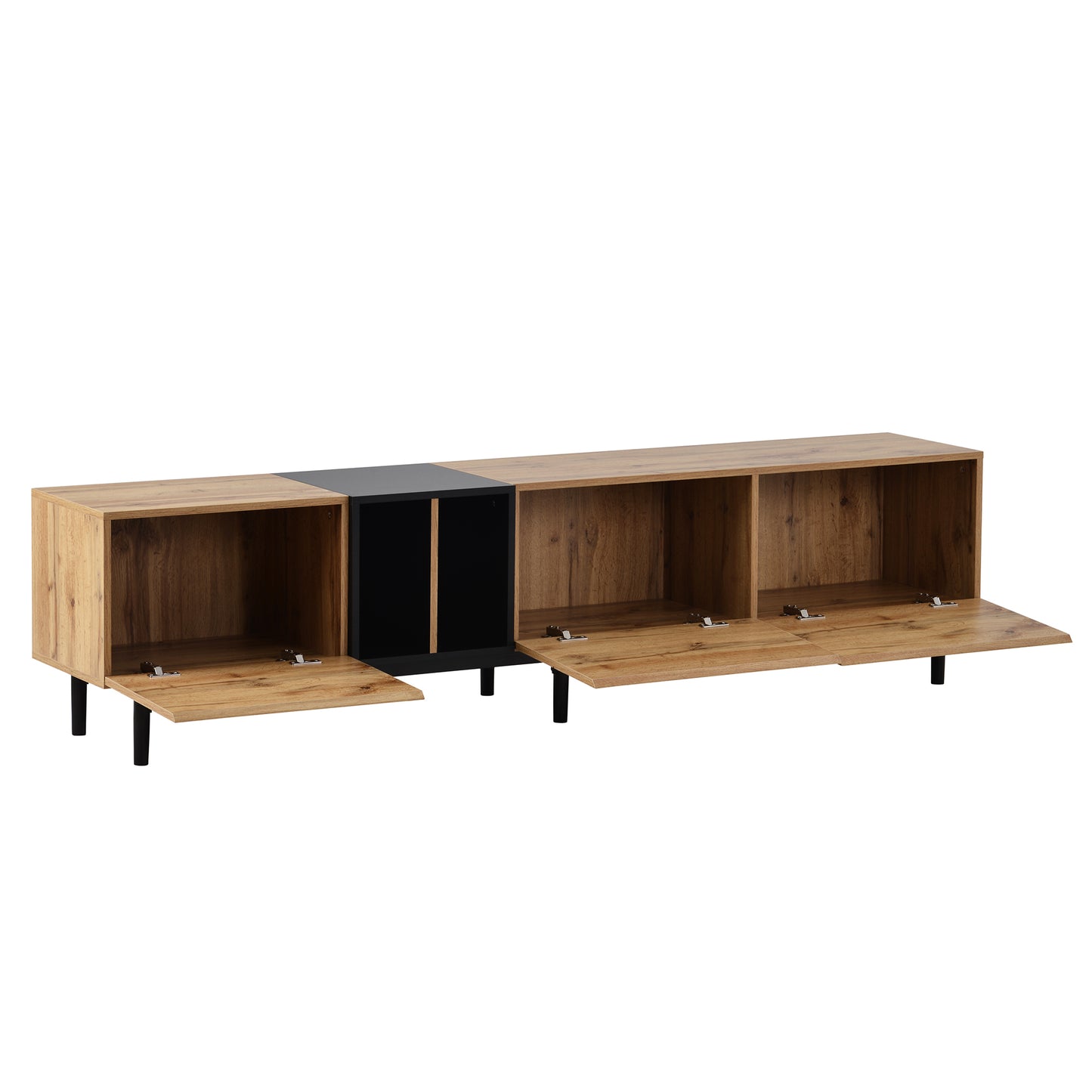 Modern TV stand with large storage