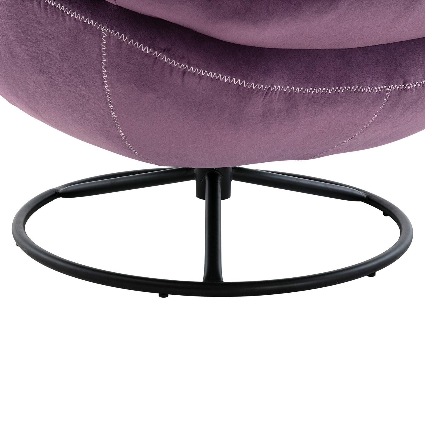 Accent chair with Ottoman - Purple