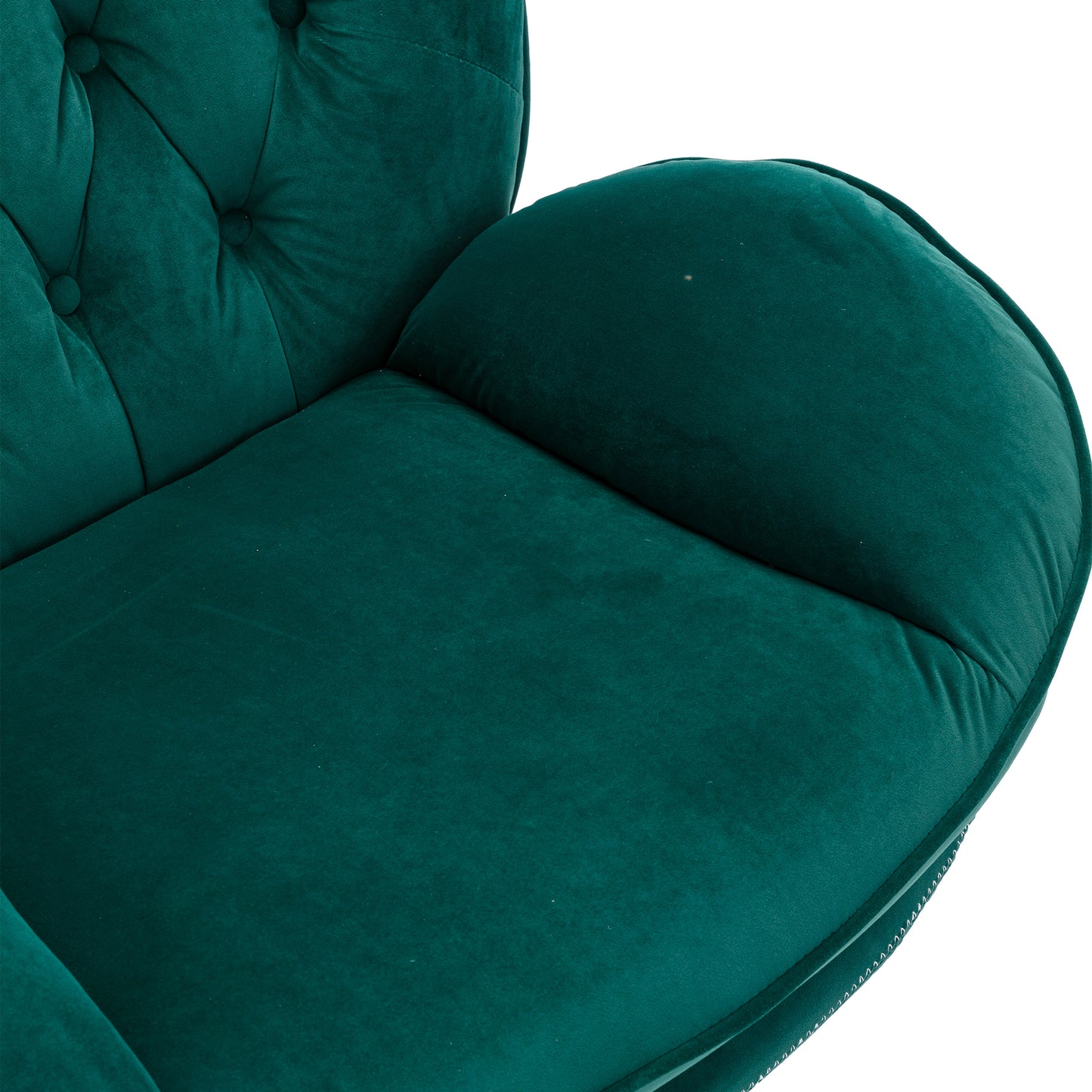 Accent chair with Ottoman - Green