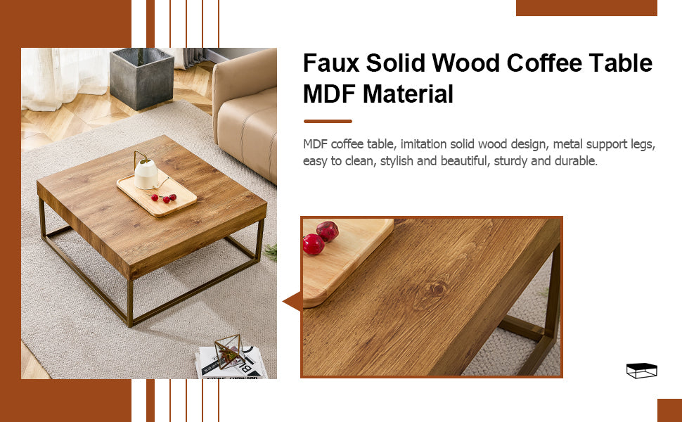 Modern Rectangular MDF Dining & Coffee Table