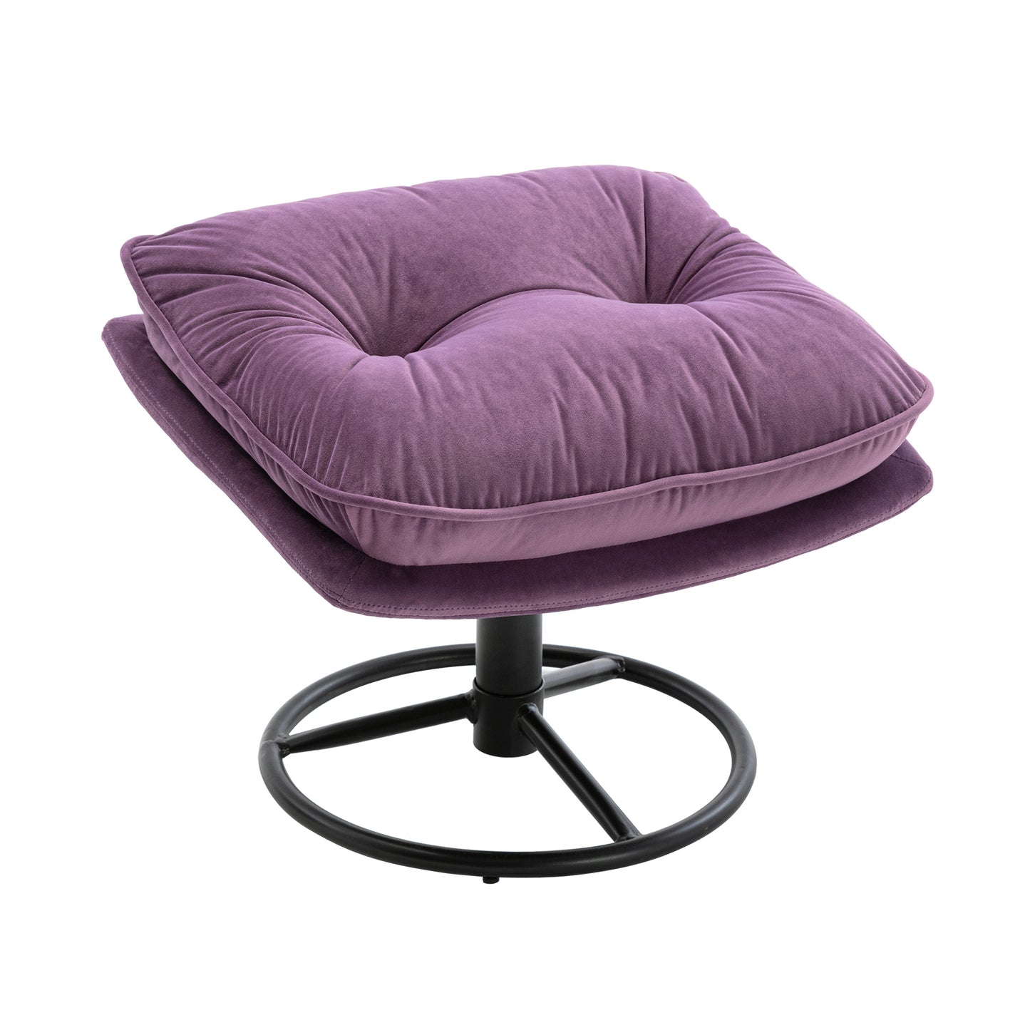 Accent chair with Ottoman - Purple