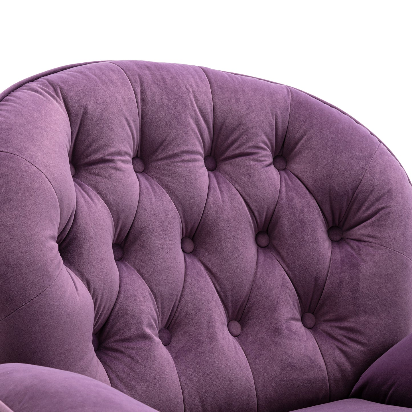 Accent chair with Ottoman - Purple