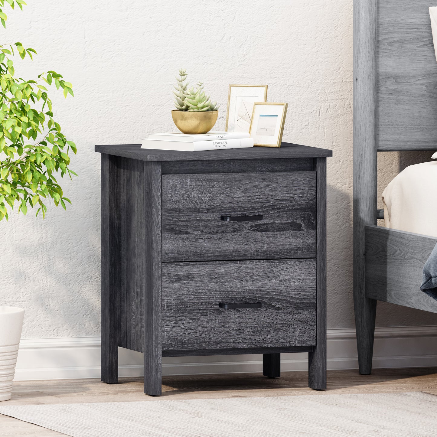 Toolless Assembly Nightstand