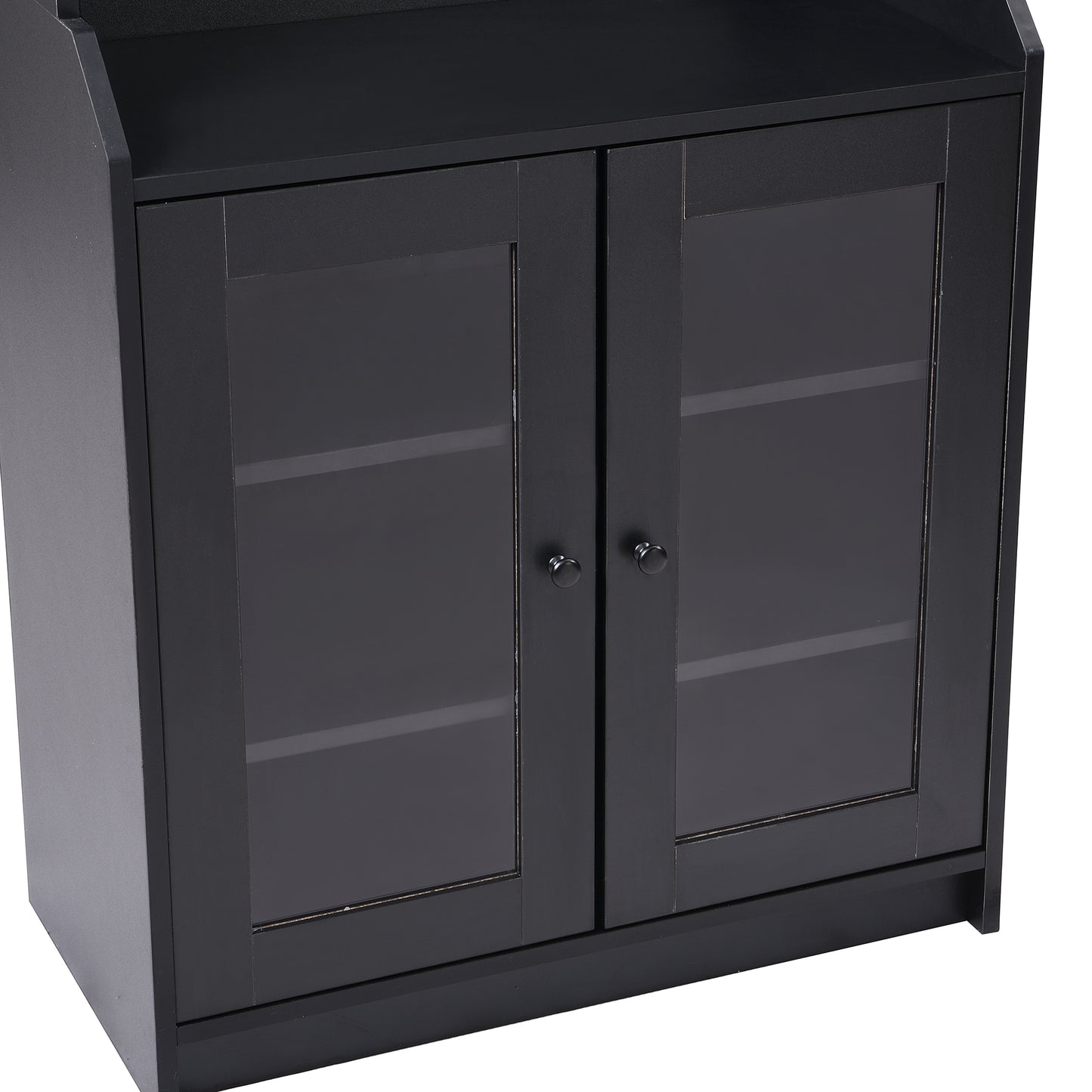 Elegant tall cabinet with acrylic doors