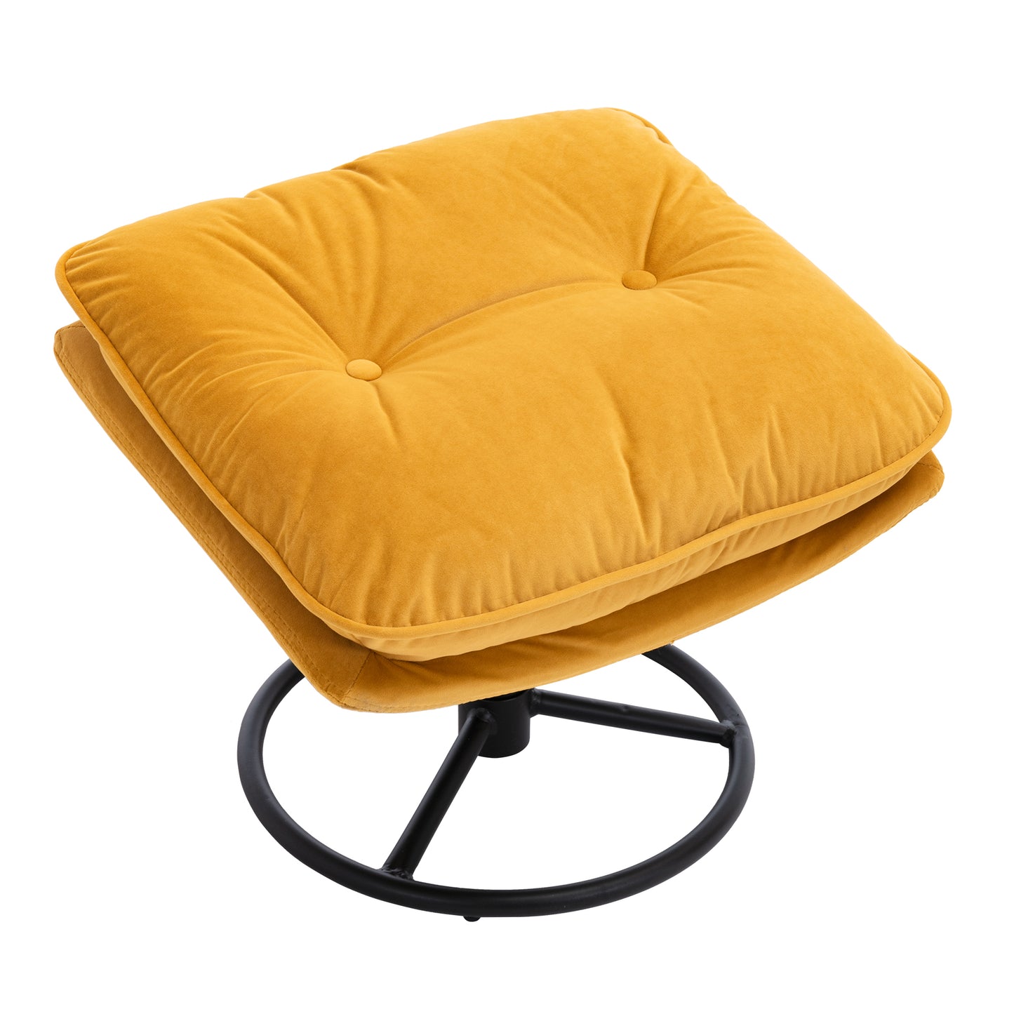 Accent chair with Ottoman - Yellow