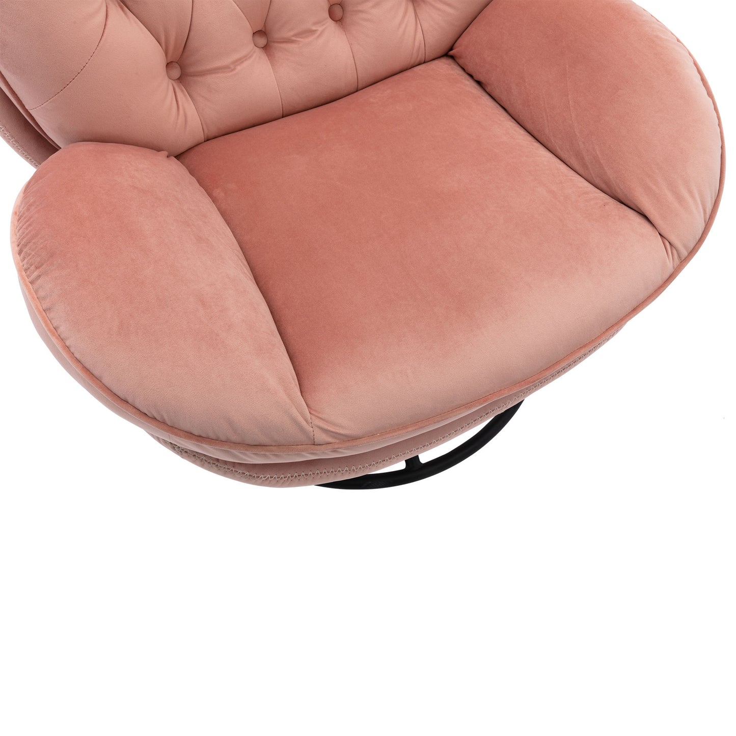 Accent chair with Ottoman - Pink