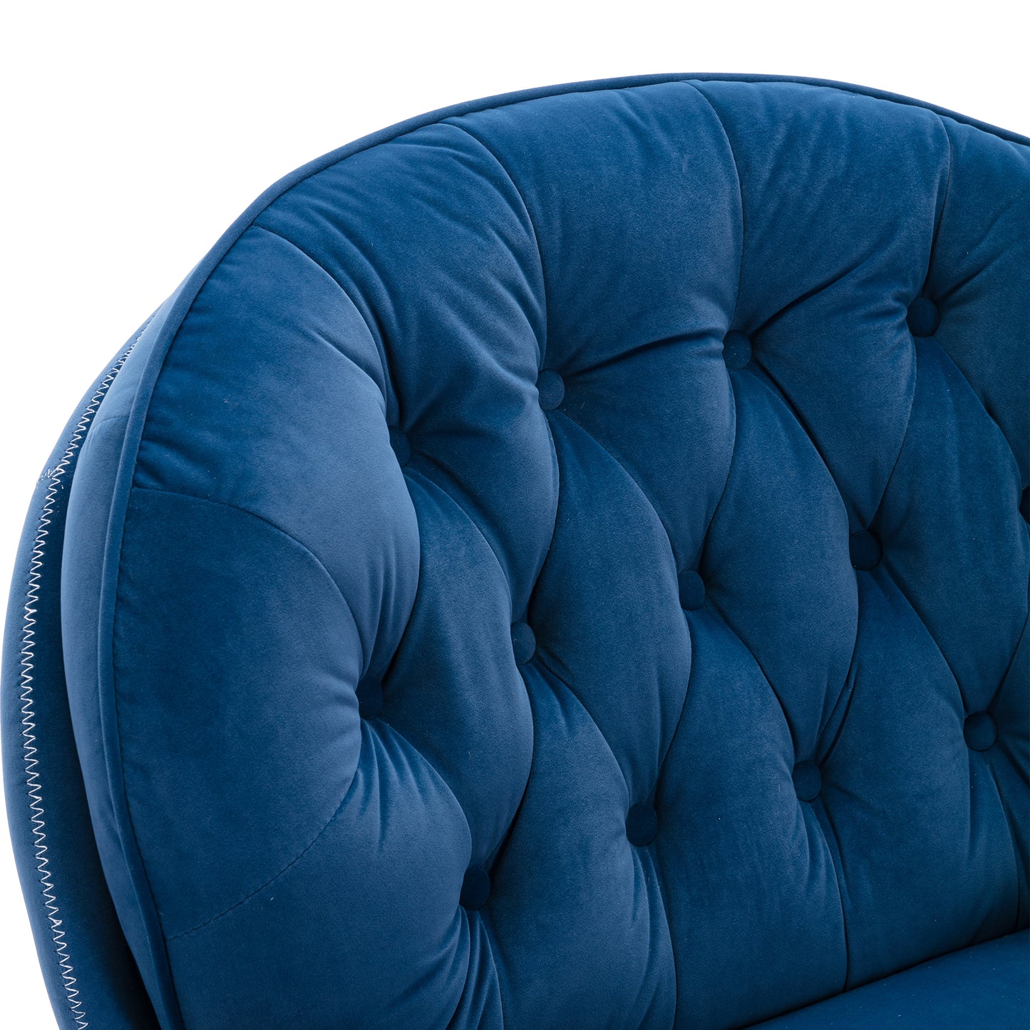 Accent chair with Ottoman - Blue