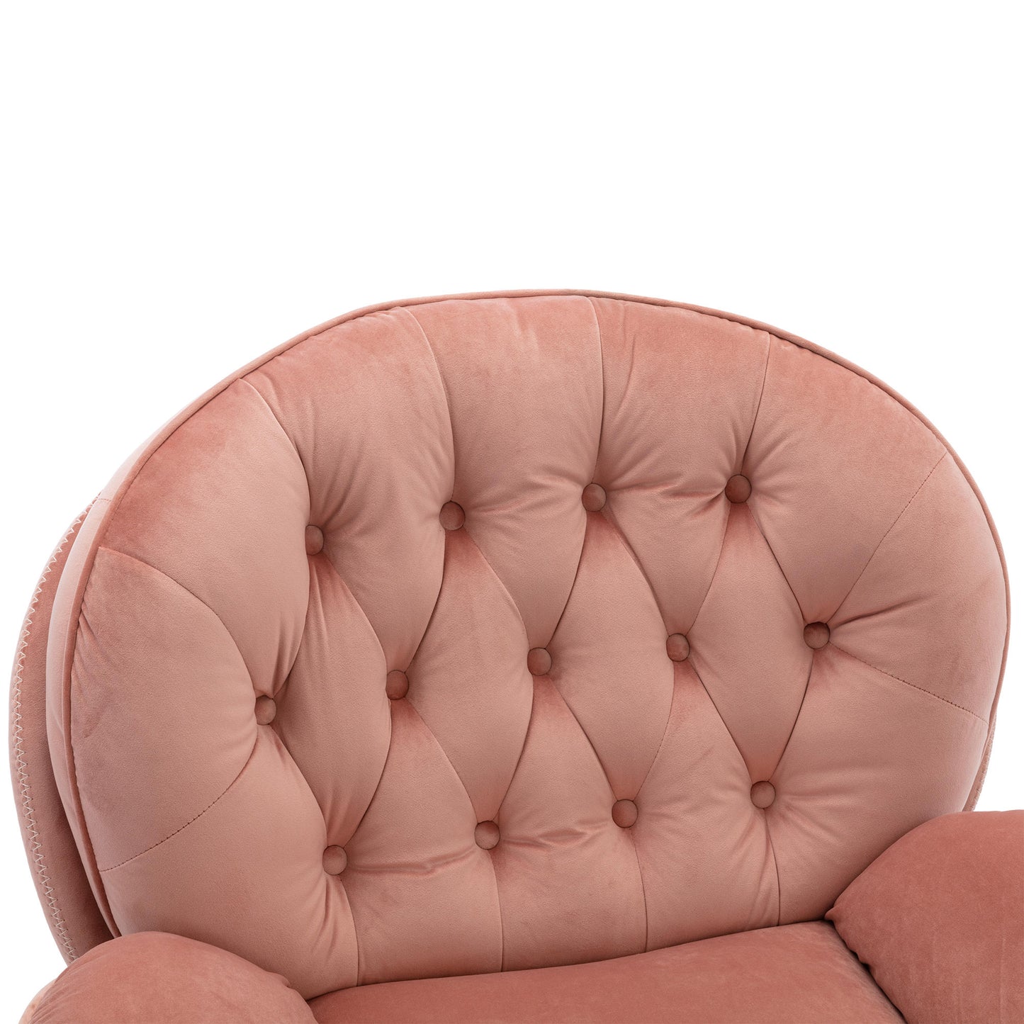 Accent chair with Ottoman - Pink