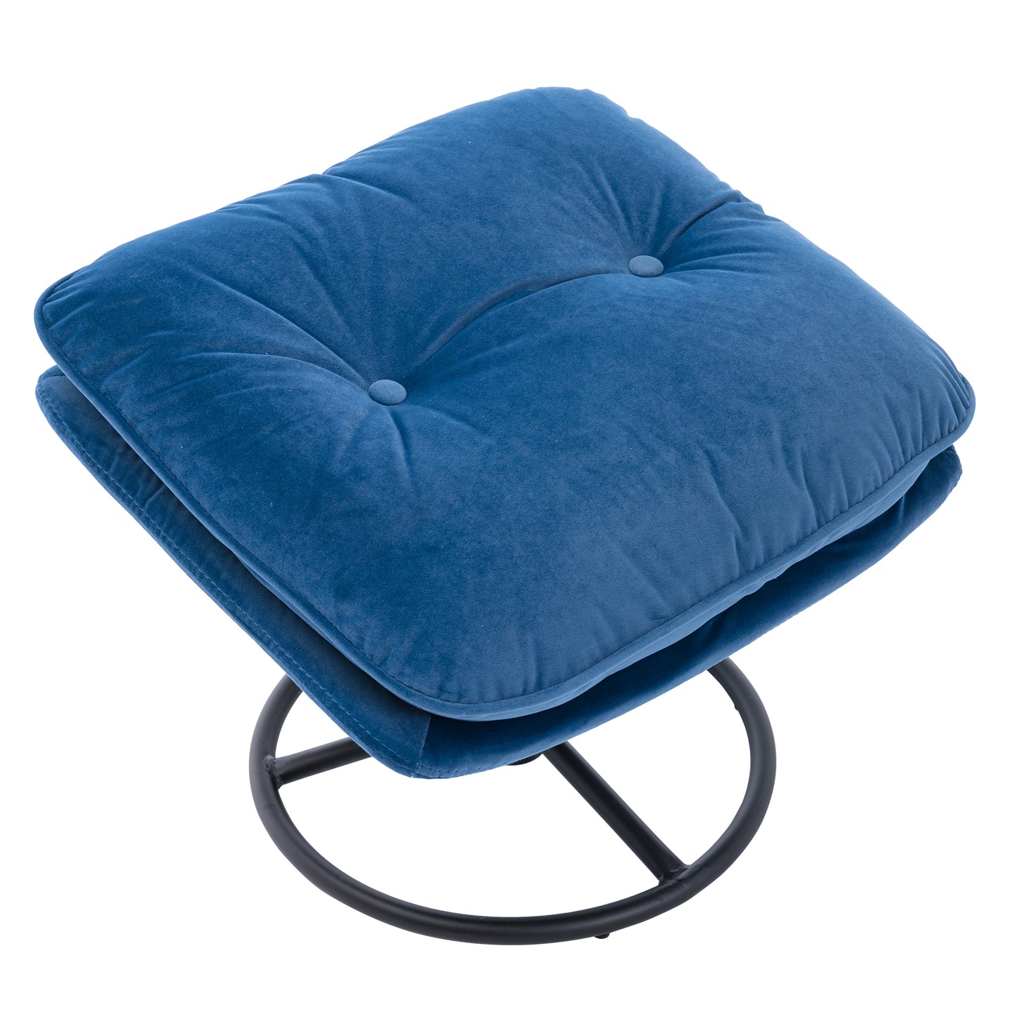 Accent chair with Ottoman - Blue