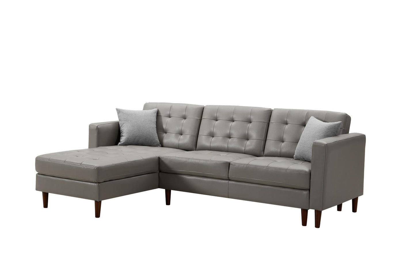 U-shaped sofa Tech PU Leather Chaise Sofa