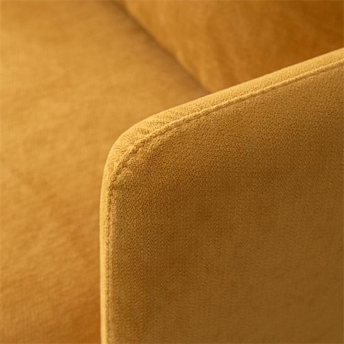 Modern Emerald Fabric Accent Armchair, Cotton Linen, 30.7
