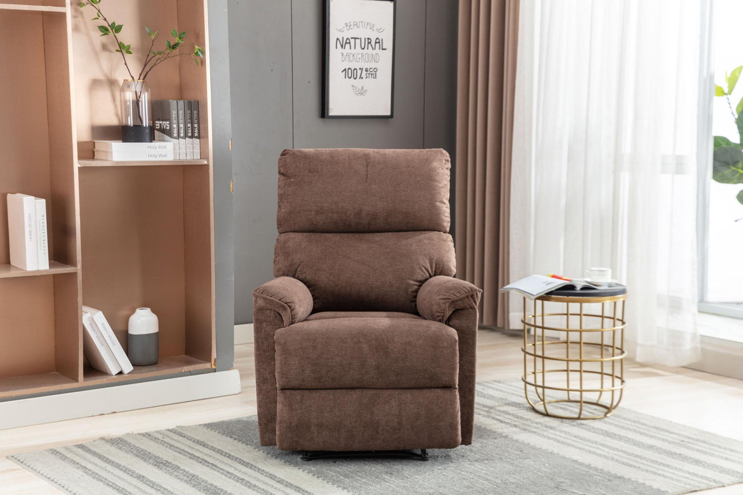 Minimalist Electric Recliner Armchair with USB Port