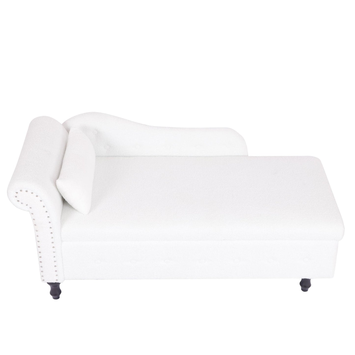 Teddy Ottoman with Storage Bench, Safety Hinge