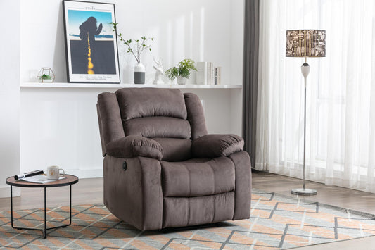 Classic Electric Recliner with Soft Cushion and Armchair