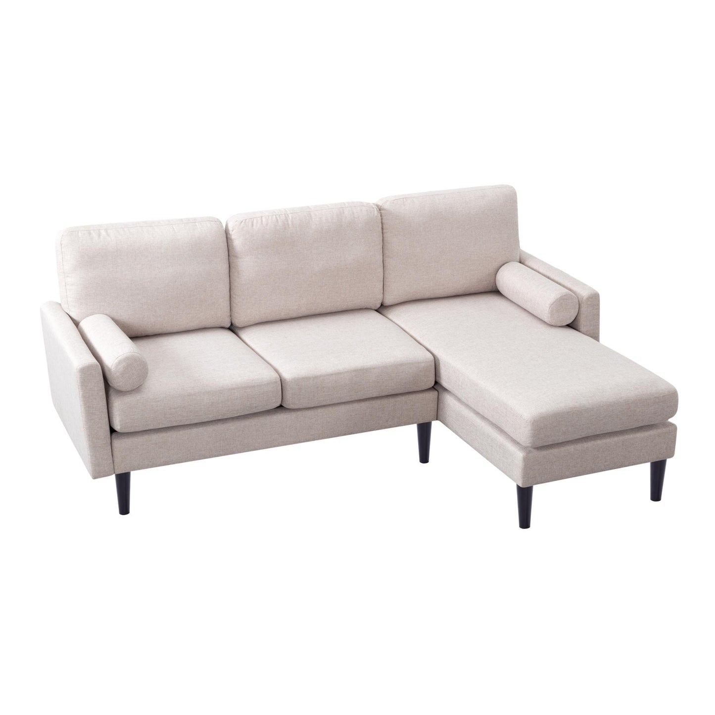 78.7” L-Shaped Reversible Sectional Sofa & Chaise
